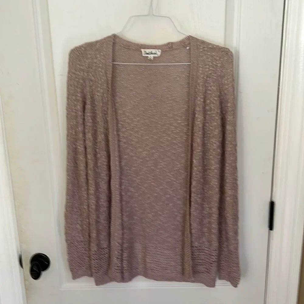 Cloud Chaser Champagne Pink Sweater Cardigan